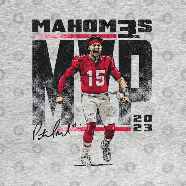 Patrick Mahomes Kansas City MVP 2023 LVIII by ganisfarhan